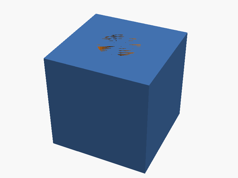 render of tier-1-cube-with-hole by bare/gemma-4-e2b