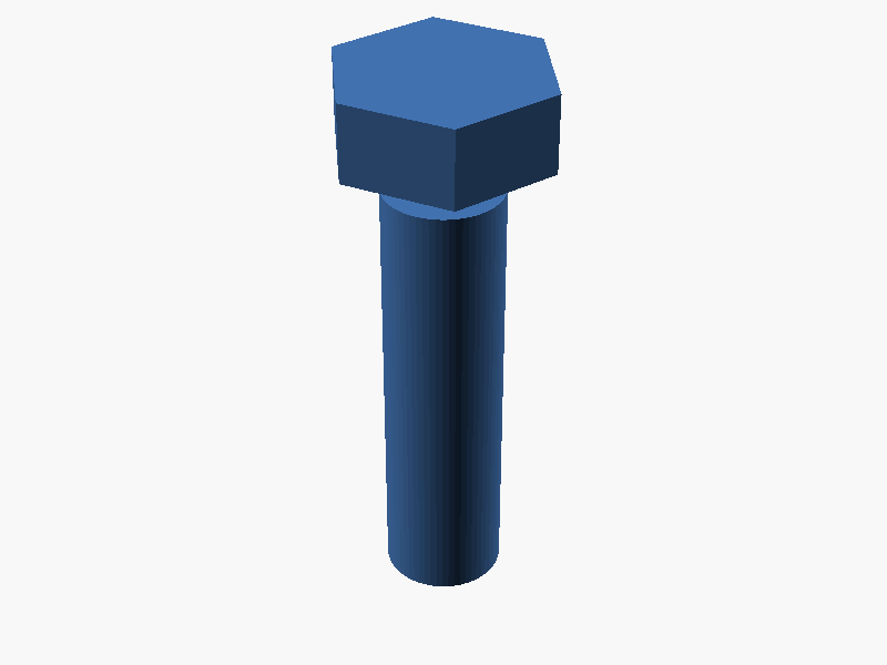 render of tier-2-hex-bolt by bare/gpt-4.1